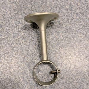 Ceiling curtain rod fixture